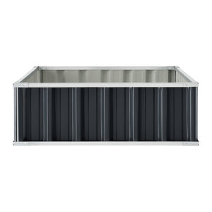 [en.casa] Moestuinbak Zevenaar staal antracietgrijs - 3 varianten