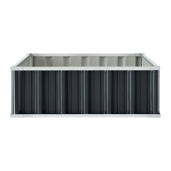 [en.casa] Moestuinbak Zevenaar staal antracietgrijs - 3 varianten