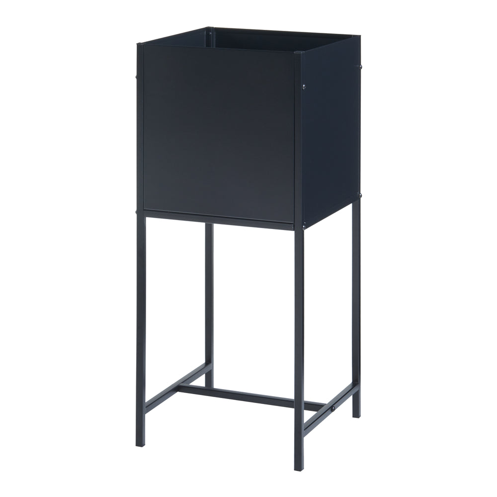 Home&Styling Bloempot met standaard, bloempot, plantenbak, bloemenstandaard, metalen standaard, bloempot, standaard, metaal, 70 cm, zwart Home&Styling Bloempot met standaard, bloempot, plantenbak, bloemenstandaard, metalen standaard, bloempot, standaard, metaal, 70 cm, zwart