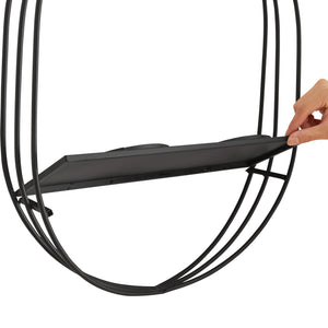 [en.casa] Plantenrek Vestby met bloempot metaal - 2 varianten