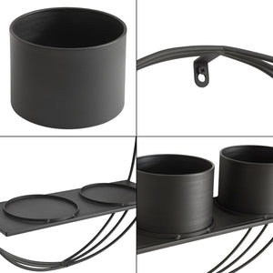 [en.casa] Plantenrek Vestby met bloempot metaal - 2 varianten