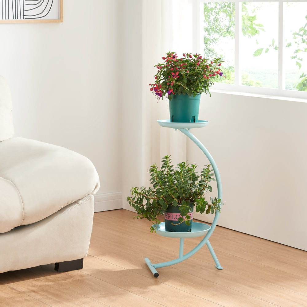 Blumenständer Aalten 61,5x30x25cm Metaal [en.casa] - premiumXL