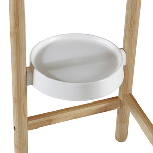 [en.casa] Plantenstandaard Sastamala met planken bamboe - 8 varianten