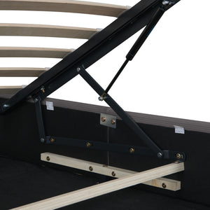 Bed Juva met lattenbodem en opbergruimte Corium