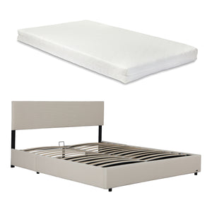 Bed Juva met matras en opbergruimte Corium