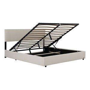 Bed Juva met matras en opbergruimte Corium