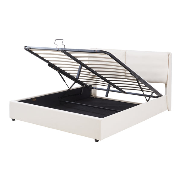 Tweepersoonsbed Lunner met matras [en.casa] [neu.haus]