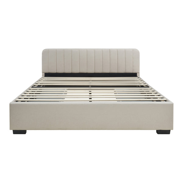 Bed Nofrenna met matras en 4 bedlades [en.casa]