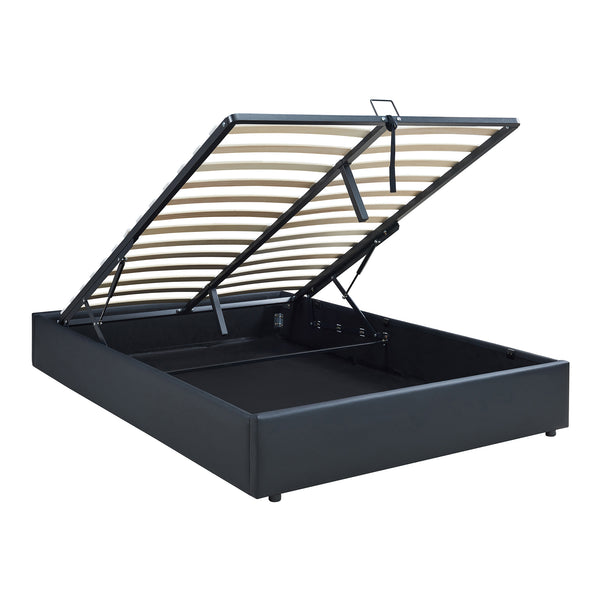 Tweepersoonsbed Nola bedframe met lattenbodem en opbergruimte [en.casa]