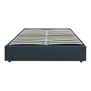 Tweepersoonsbed Nola bedframe met lattenbodem en opbergruimte [en.casa]
