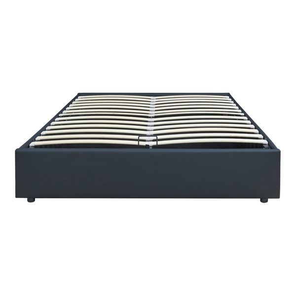 Tweepersoonsbed Nola bedframe met lattenbodem en opbergruimte [en.casa]