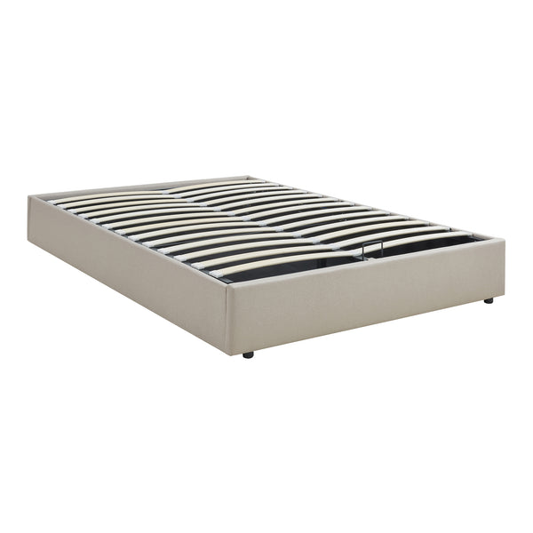 Tweepersoonsbed Nola bedframe met lattenbodem en opbergruimte [en.casa]