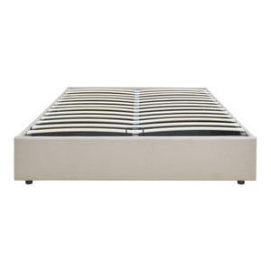 Tweepersoonsbed Nola bedframe met lattenbodem en opbergruimte [en.casa]