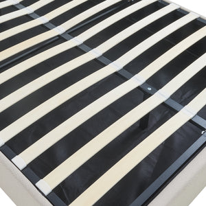 Tweepersoonsbed Nola bedframe met lattenbodem en opbergruimte [en.casa]