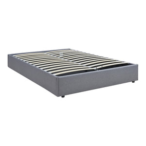 Tweepersoonsbed Nola bedframe met lattenbodem en opbergruimte [en.casa]