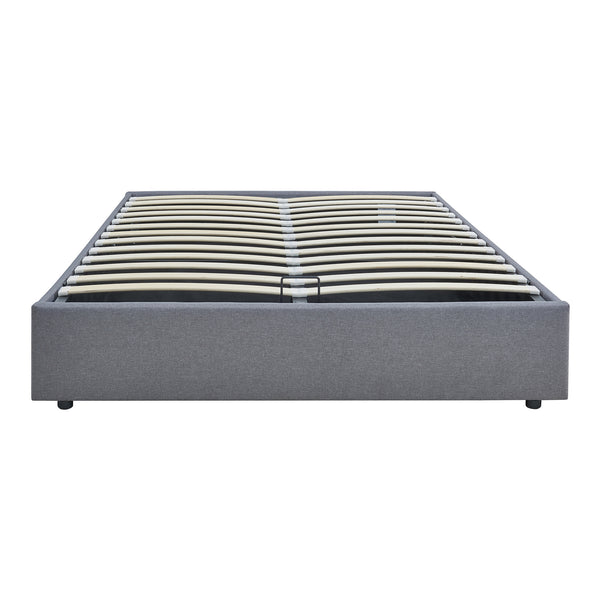 Tweepersoonsbed Nola bedframe met lattenbodem en opbergruimte [en.casa]