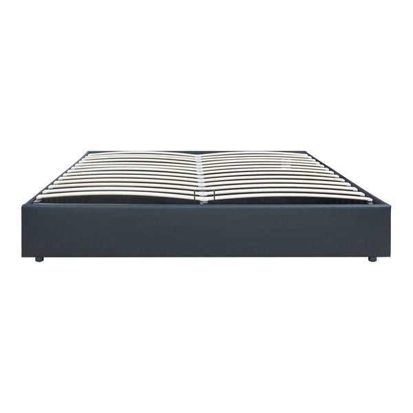 Tweepersoonsbed Nola bedframe met lattenbodem en opbergruimte [en.casa]
