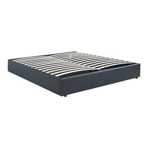 Tweepersoonsbed Nola bedframe met lattenbodem en opbergruimte [en.casa]