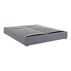 Tweepersoonsbed Nola bedframe met lattenbodem en opbergruimte [en.casa]