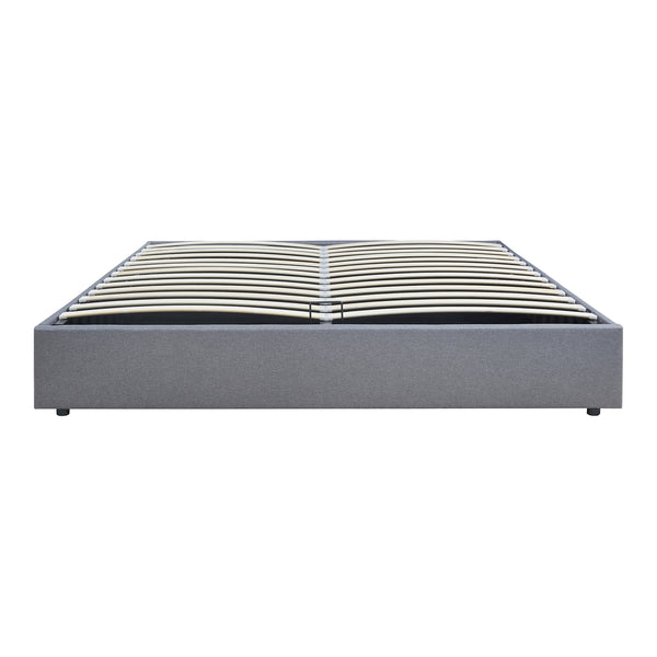 Tweepersoonsbed Nola bedframe met lattenbodem en opbergruimte [en.casa]