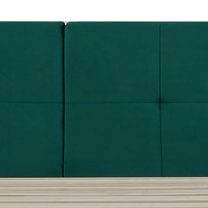 Gestoffeerd bed Porvoo met bedbodem en matras [en.casa]