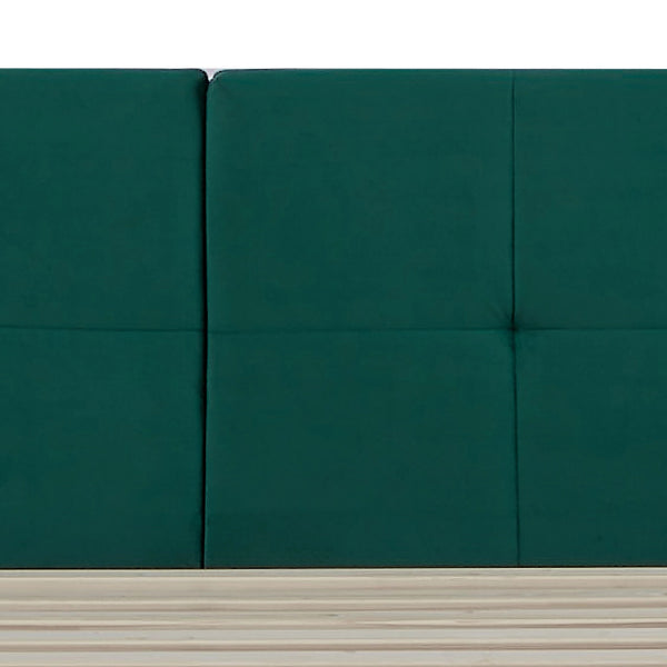 Gestoffeerd bed Porvoo met bedbodem en matras [en.casa]