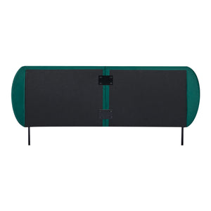 Gestoffeerd bed Porvoo met bedbodem en matras [en.casa]