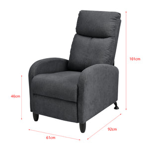 Verstelbare relaxfauteuil 102x60x92 cm - 6 varianten