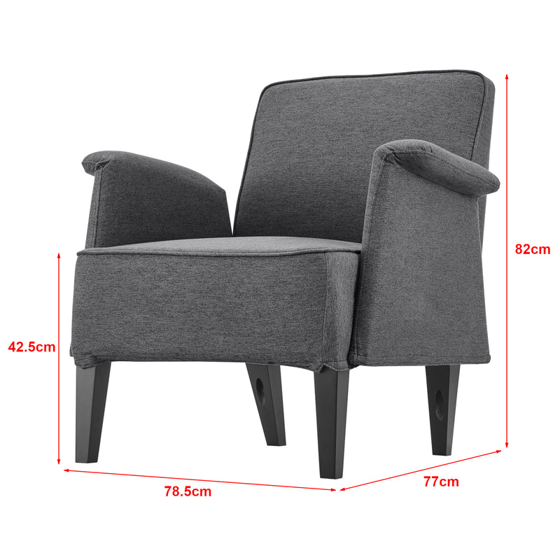 Maatschets [en.casa] Fauteuil Diespeck 82x78,5x75 cm - 4 varianten