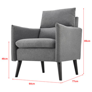 [en.casa] Fauteuil Eitting 85x64x77 cm - 4 varianten