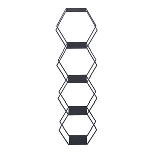 Wandrek Tand wandplankenset 32x37x19 cm [en.casa]