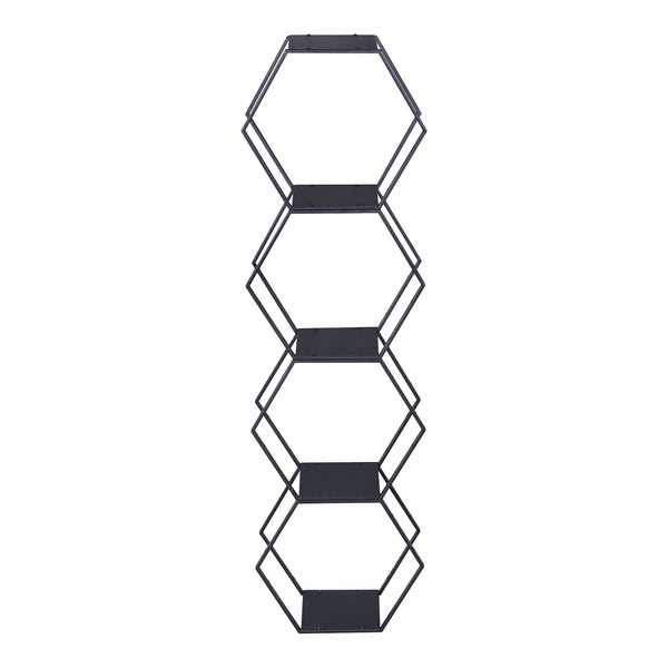 Wandrek Tand wandplankenset 32x37x19 cm [en.casa]