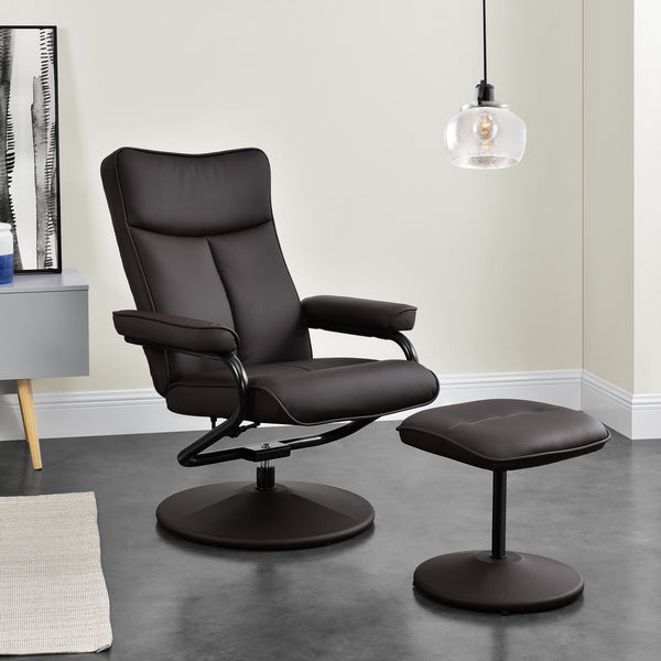 Relaxfauteuil Lohja verstelbaar met voetenbank 108x79x77 cm - 5 varianten