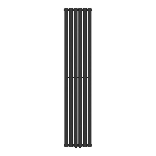[neu.haus] Designradiator Nore 180x36x5,6 cm zwart