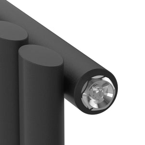 [neu.haus] Designradiator Nore 180x36x5,6 cm zwart