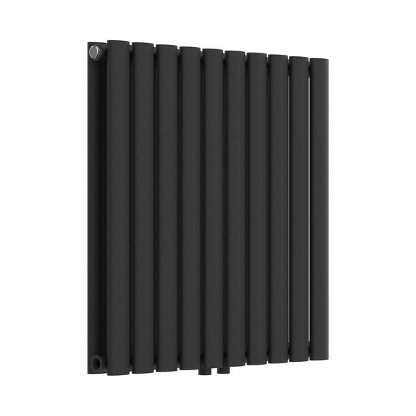 [neu.haus] Designradiator Nore 60x60x7,8 cm zwart