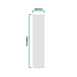 [neu.haus] Designradiator Nore 160x36x7,8 cm wit