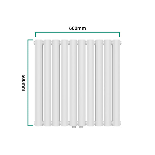 [neu.haus] Designradiator Nore 60x60x7,8 cm wit