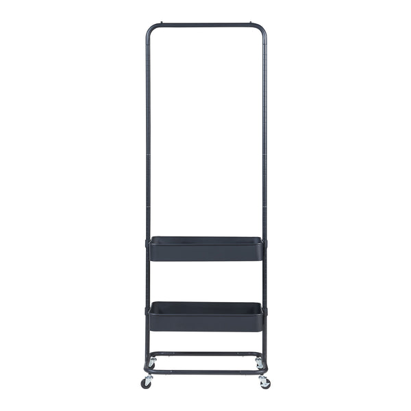 Kledingrek Kumad kapstok op wielen 174,5x58x36 cm [en.casa]