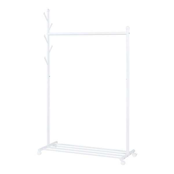 Kledingrek Snåsa kapstok op wielen 170x105x43 cm [en.casa]