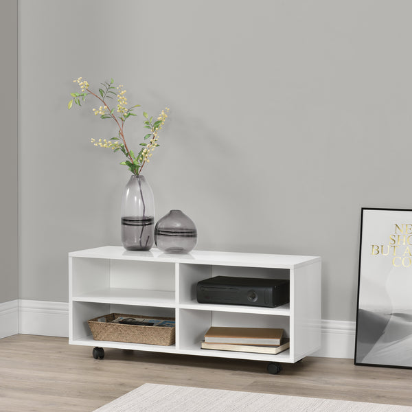 [en.casa] Opbergkast op wielen Barkarö 90x35x41 cm - 2 varianten