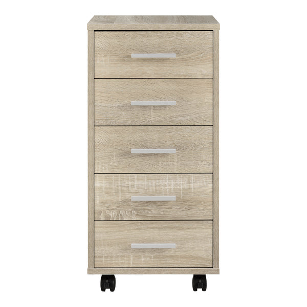 Kantoorkast ladekast op wielen 63x33x38 cm - 2 kleuren