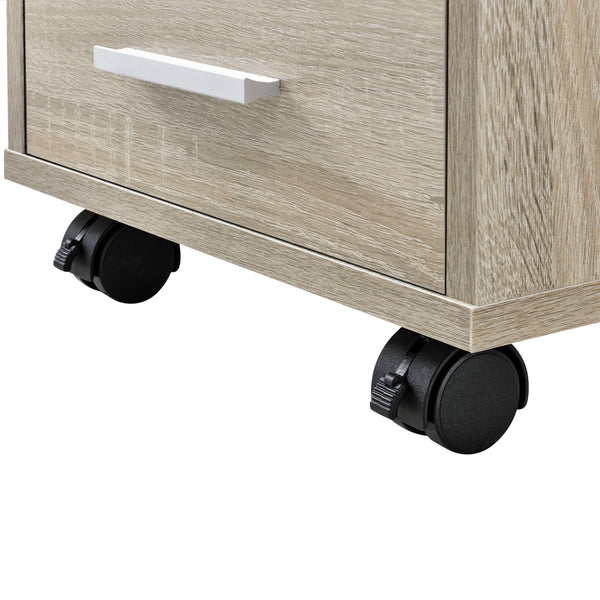 Kantoorkast ladekast op wielen 63x33x38 cm - 2 kleuren