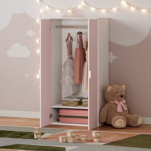 Kinderkast Sandnes 2-deurs 123x60x40 cm [en.casa]