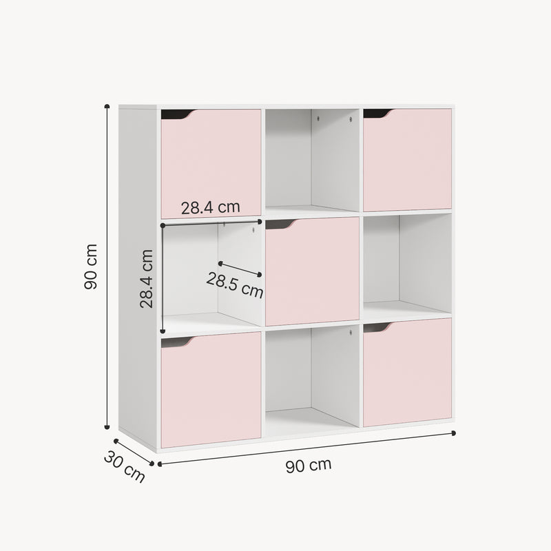 Maatschets Kinderkast Ljunshund 90x90x30 cm [en.casa]