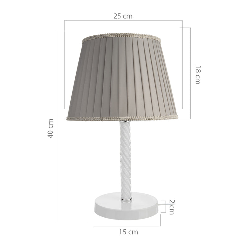 Maatschets [lux.pro] Tafellamp bureaulamp Kilbride E27 - 2 varianten