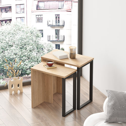 Bijzettafel Vesanto set van 2 [en.casa]