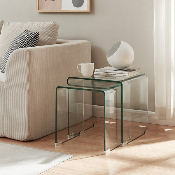 Bijzettafel Kariengem set van 2 [en.casa]
