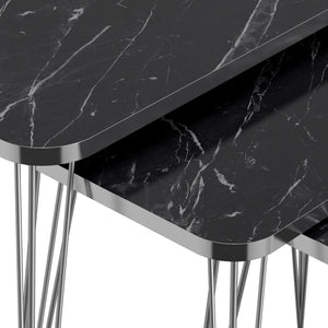 [en.casa] Bijzettafel Samsø set van 3 - 3 varianten