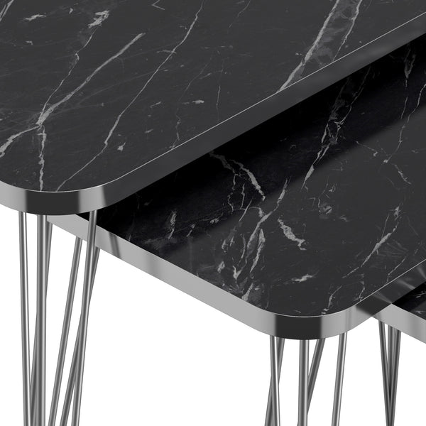 [en.casa] Bijzettafel Samsø set van 3 - 3 varianten